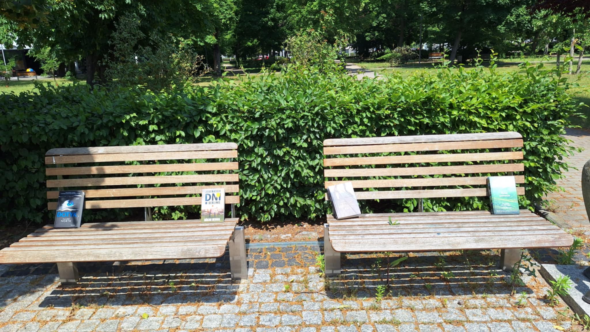 park miejski w akcji - uwalniamy książki