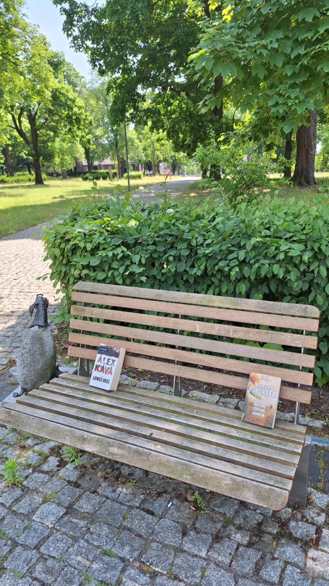 park miejski w akcji - uwalniamy książki