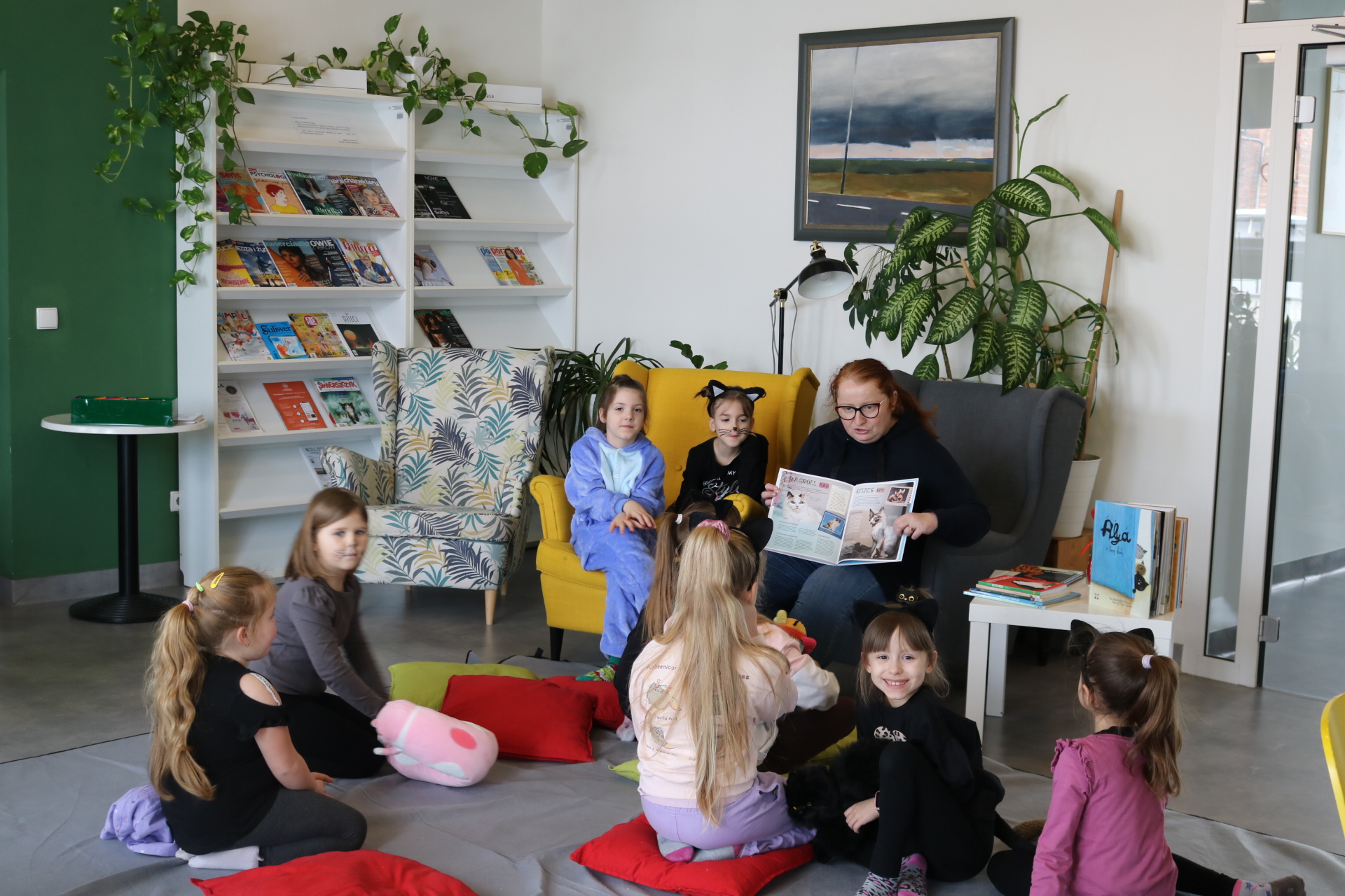 Dzień kota w bibliotece - relacja