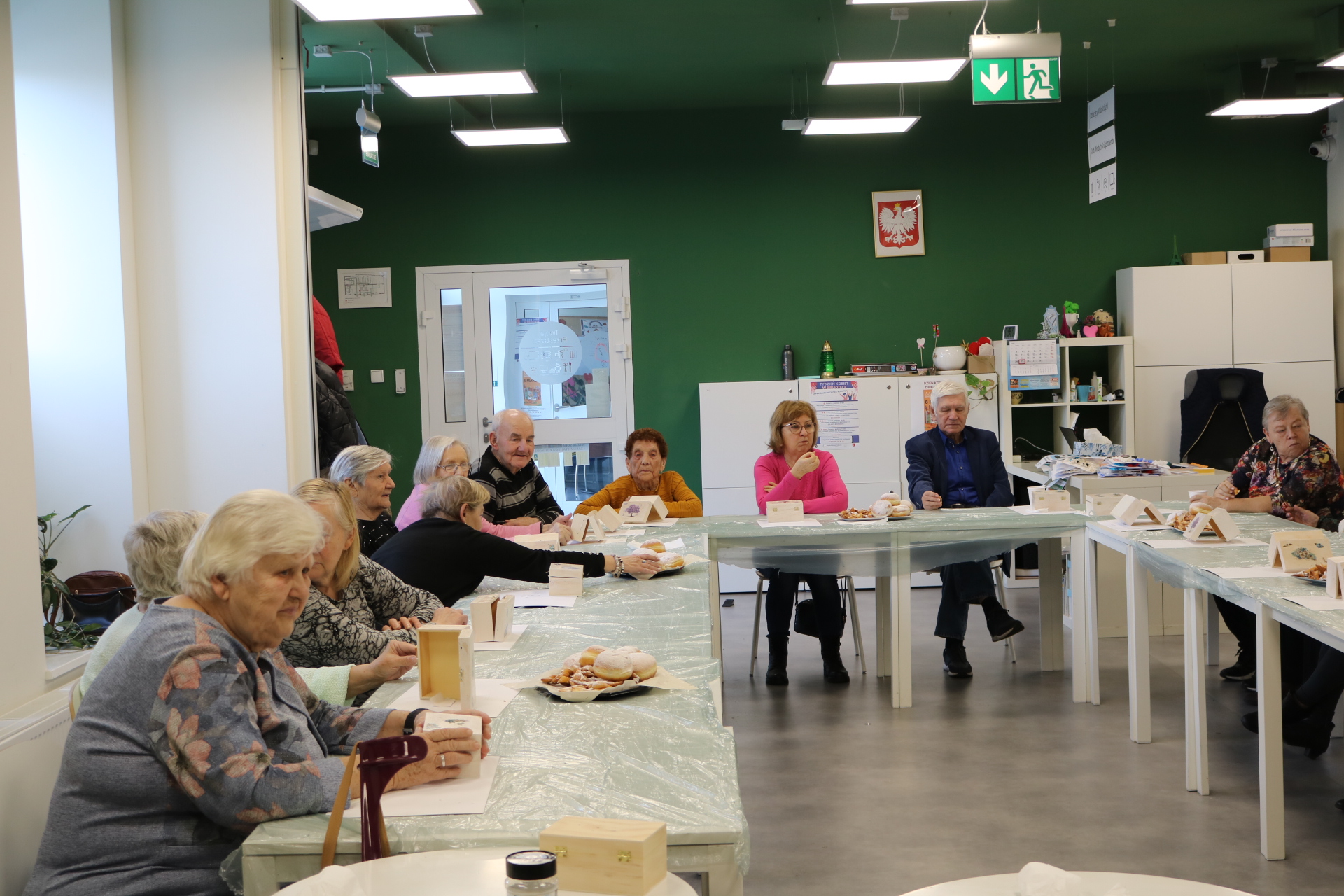 Warsztaty decoupage dla uczestników Domu dziennego pobytu