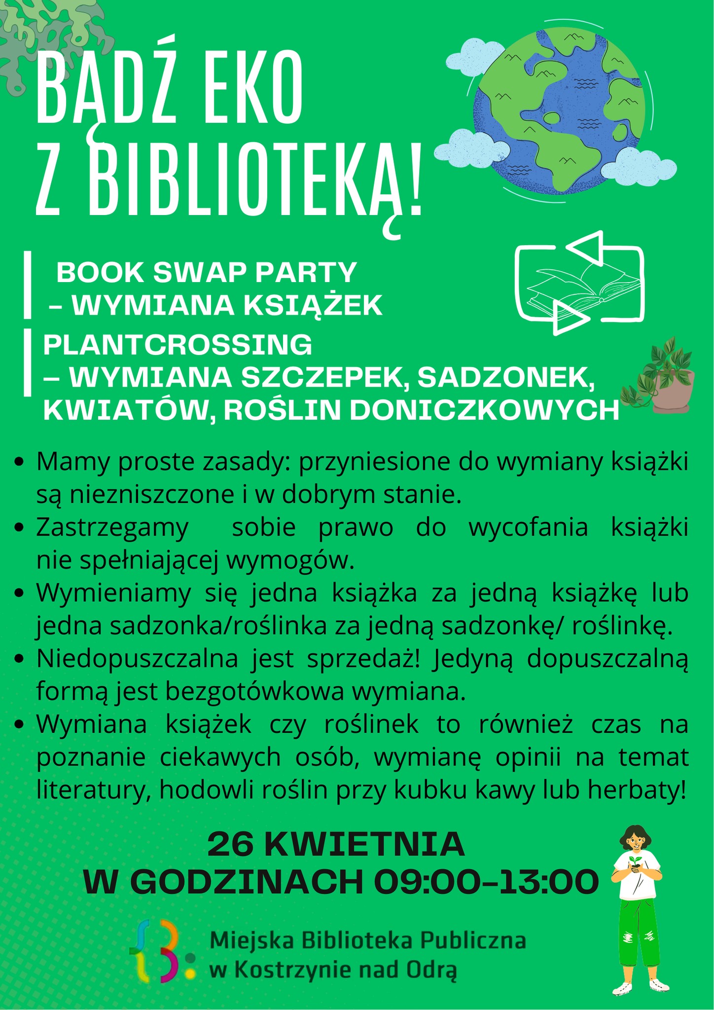 Plantcrossing - wymiana sadzonek roślin wraz z wymianą książek